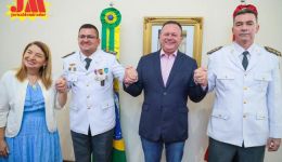 GOVERNADOR BRANDÃO EMPOSSA NOVO COMANDANTE DA POLICIA MILITAR
