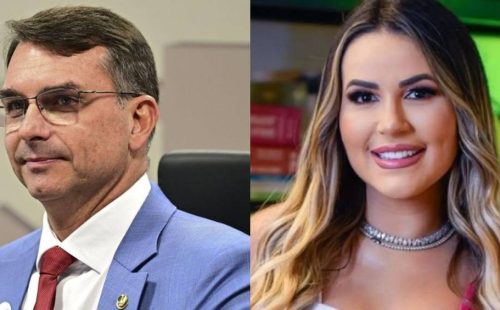 Polícia do Senado pede apuração de plano de atentado de Deolane contra Flávio Bolsonaro